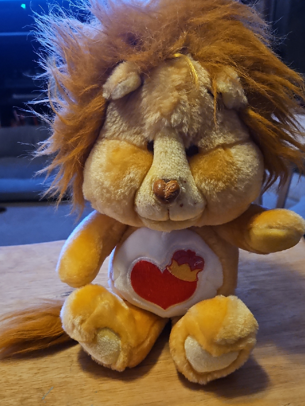 Vintage 80's Brave Heart Lion Care Bear Cousin